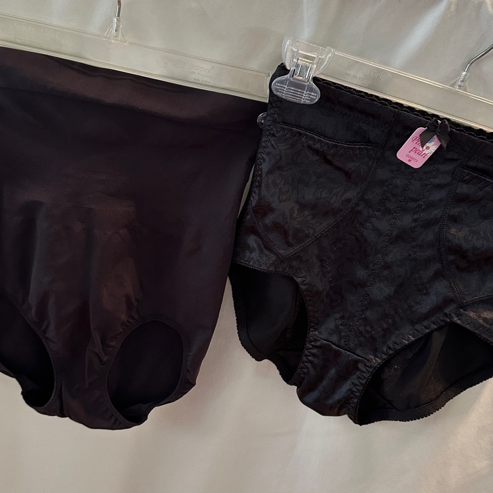 Black High-Waisted Control Briefs
